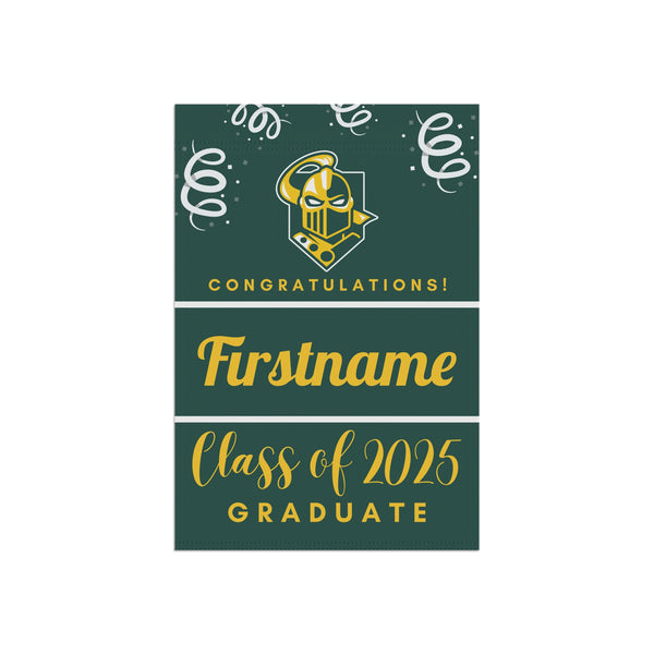 Personalized Clarkson 2025 Graduate Yard Flag