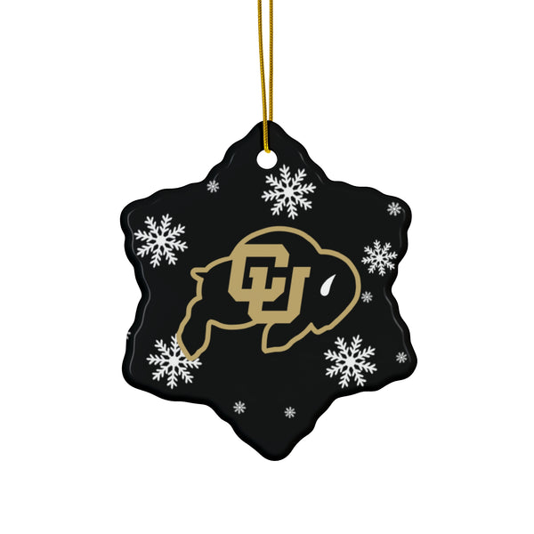 CU Boulder Ceramic Ornaments