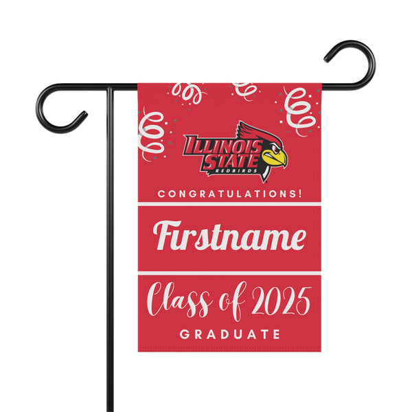 Personalized ISU 2025 Graduate Yard Flag