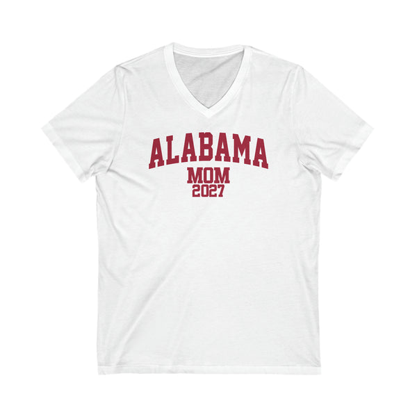 Alabama Class of 2027 MOM V-Neck Tee