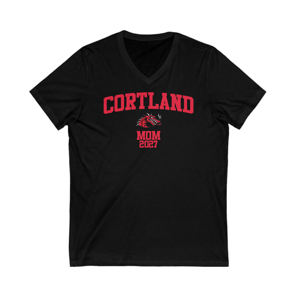 SUNY Cortland Class of 2027 MOM V-Neck Tee