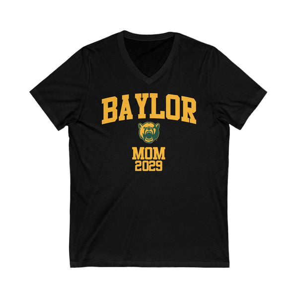 Baylor 2029 MOM V-Neck Tee