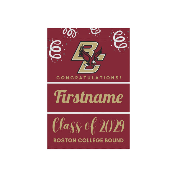 Personalized BC 2029 Yard Flag