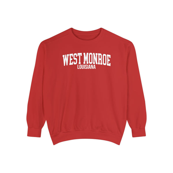 West Monroe Louisiana Comfort Colors Sweatshirt