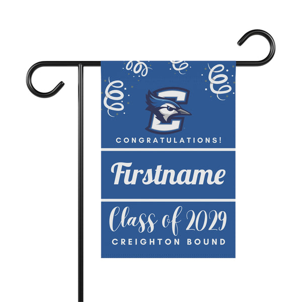 Personalized Creighton 2029 Yard Flag