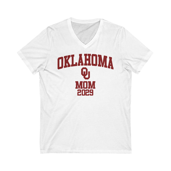 Oklahoma 2029 MOM V-Neck Tee