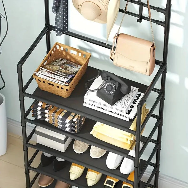 Hanger and Shoe Rack Combo