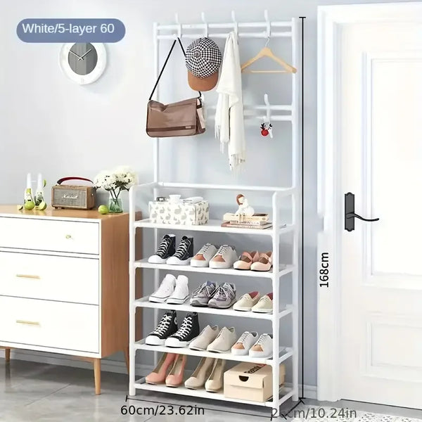 Hanger and Shoe Rack Combo