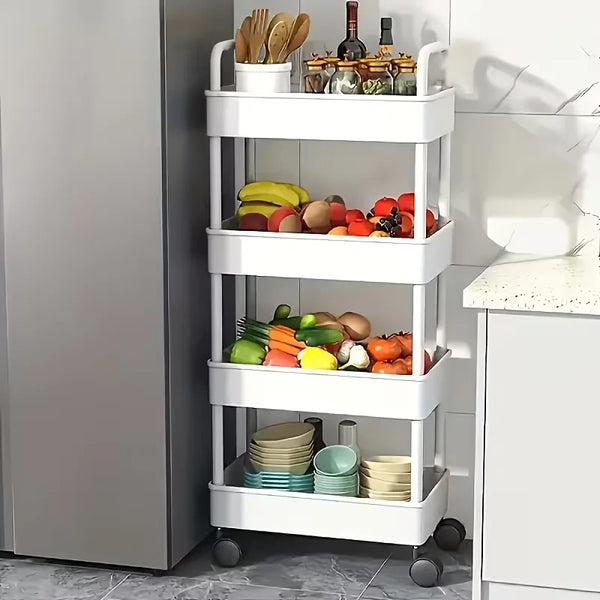 Rolling Cart Storage - 4 Layer