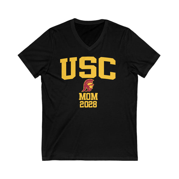 USC 2028 MOM V-Neck Tee