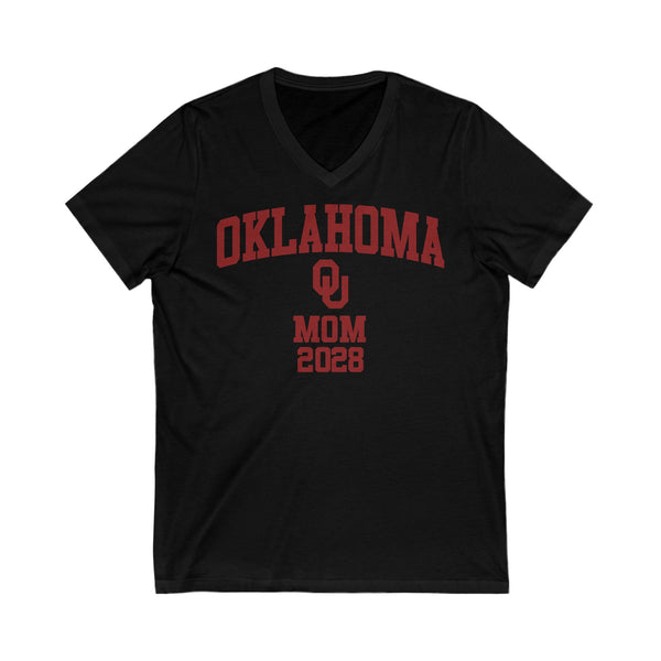 Oklahoma 2028 MOM V-Neck Tee