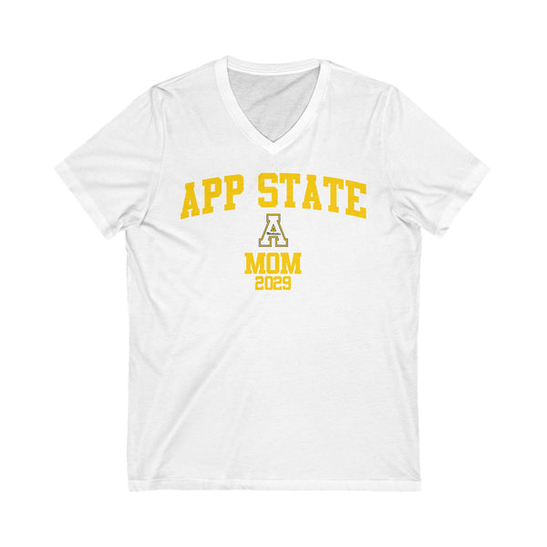 App State Class of 2028 MOM V-Neck Tee