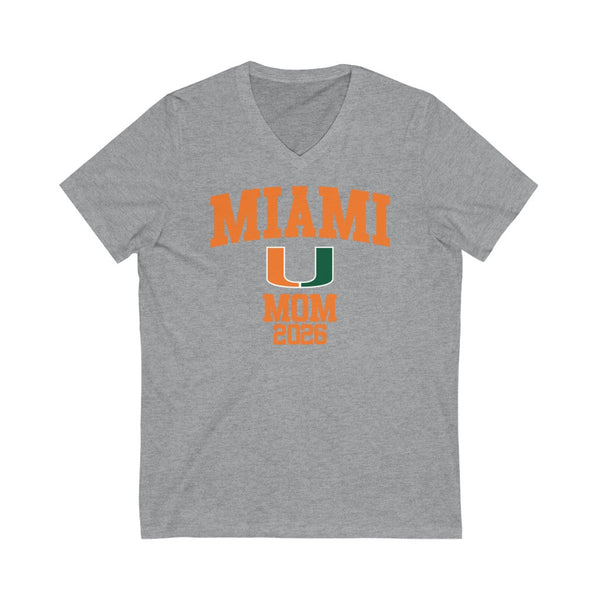 Miami Class of 2026 - MOM V-Neck Tee