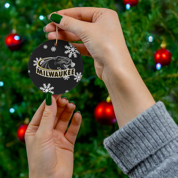 UW Milwaukee Ceramic Ornaments