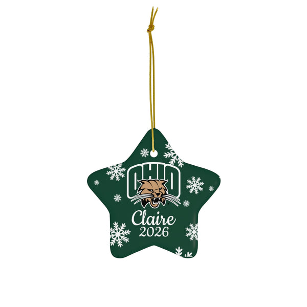 Custom Ohio Ceramic Ornaments