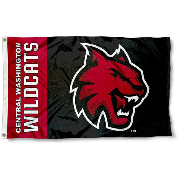 Central Washington Wildcats Flag