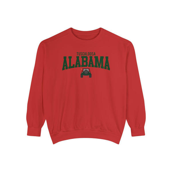 Tuscaloosa Alabama Jeep Comfort Colors Sweatshirt