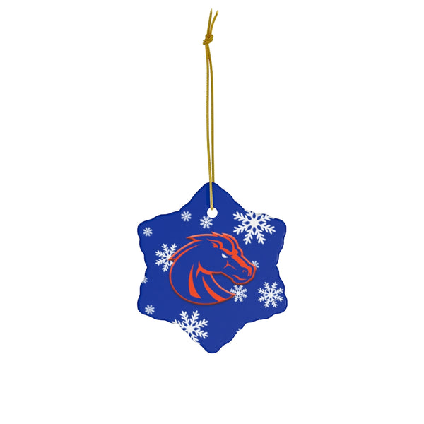 Boise State Ceramic Ornaments