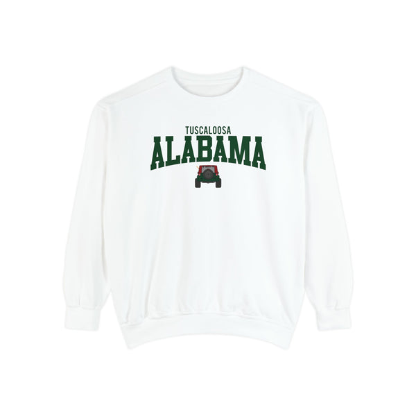 Tuscaloosa Alabama Jeep Comfort Colors Sweatshirt