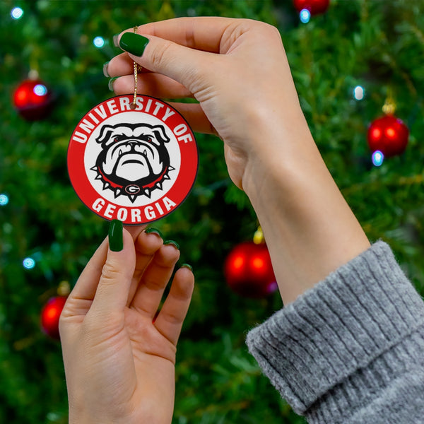 UGA Ceramic Ornaments