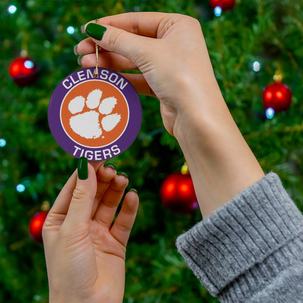 Clemson Ceramic Ornaments