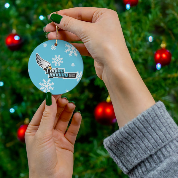 Eagles Landing Ceramic Ornaments