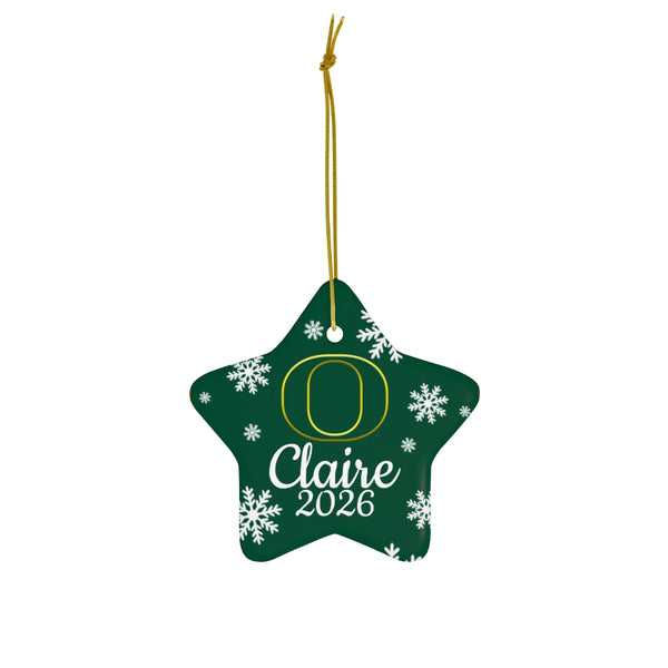 Custom Oregon Ceramic Ornaments