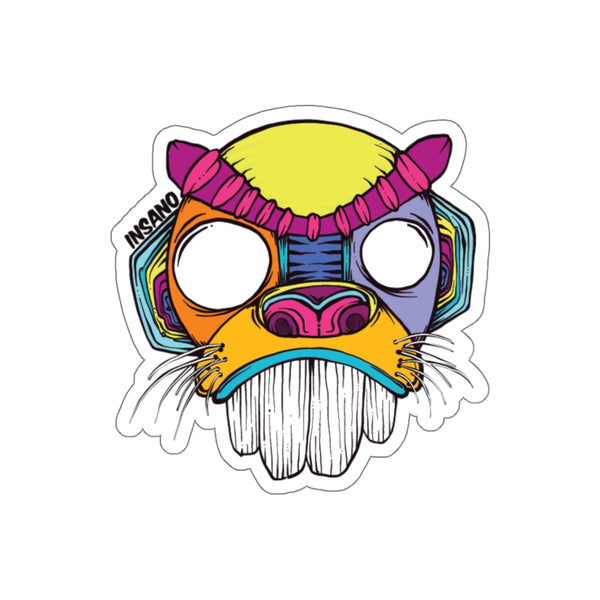 Rainbow Skull Sticker
