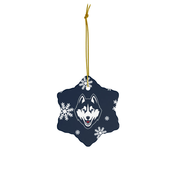 UConn Ceramic Ornaments