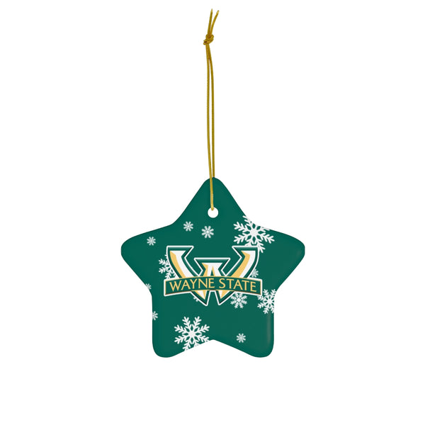 Wayne State Ceramic Ornaments