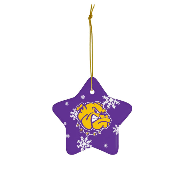 Western Illinois Ceramic Ornaments