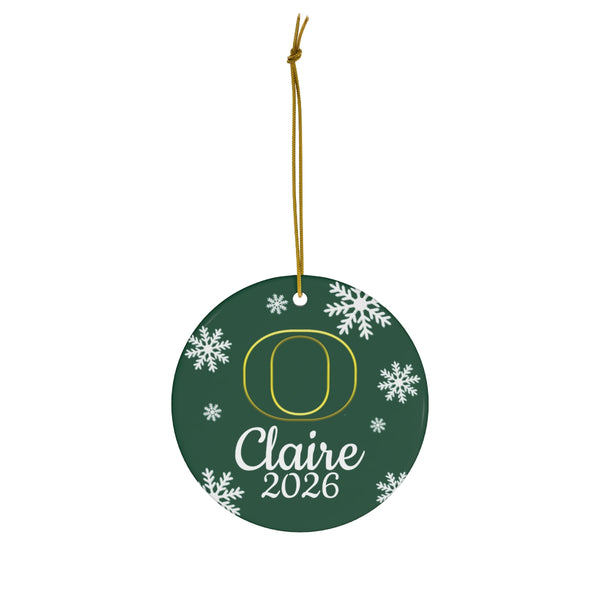 Custom Oregon Ceramic Ornaments