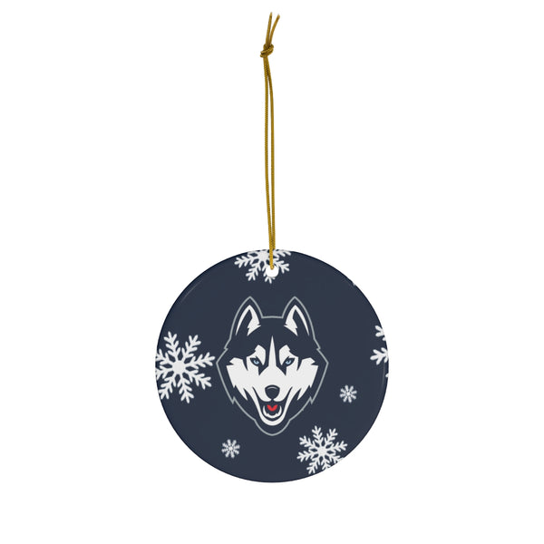 UConn Ceramic Ornaments