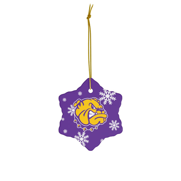 Western Illinois Ceramic Ornaments