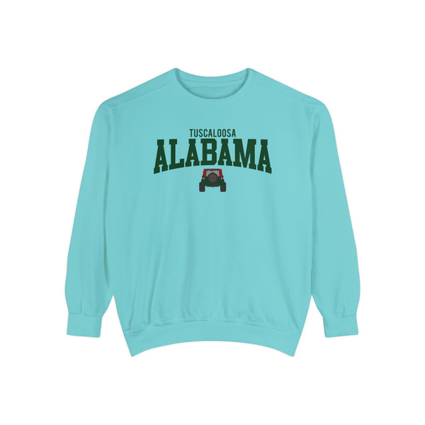 Tuscaloosa Alabama Jeep Comfort Colors Sweatshirt