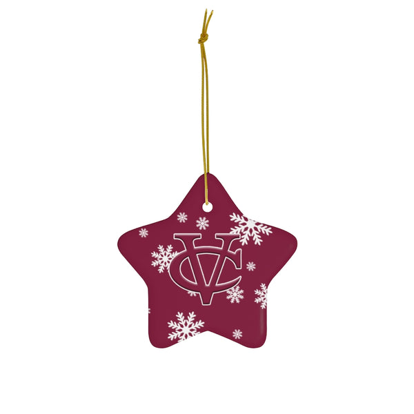 VASSAR Ceramic Ornaments