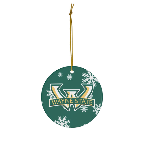 Wayne State Ceramic Ornaments