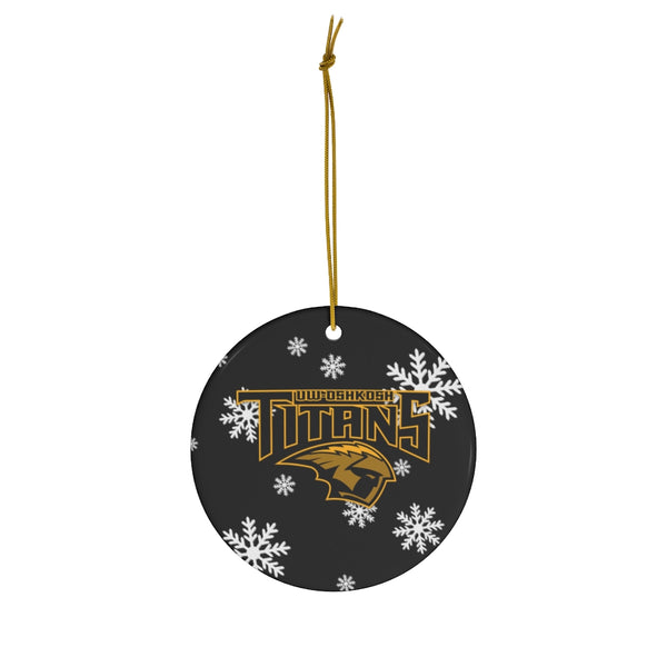UW Oshkosh Ceramic Ornaments
