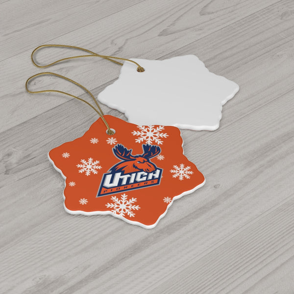 Utica College Ceramic Ornaments