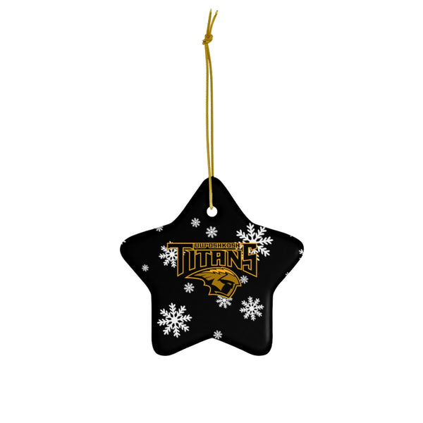 UW Oshkosh Ceramic Ornaments