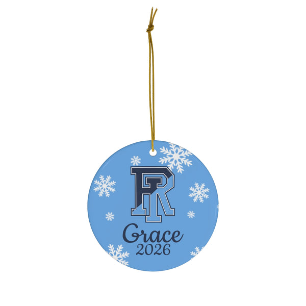 Custom URI Ceramic Ornaments