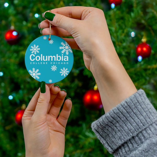 Columbia College Chicago Ceramic Ornaments