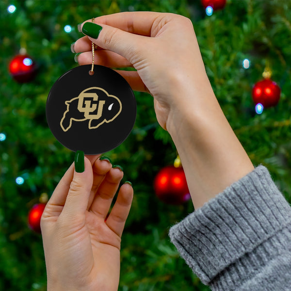 CU Boulder Ceramic Ornaments