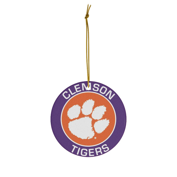 Clemson Ceramic Ornaments