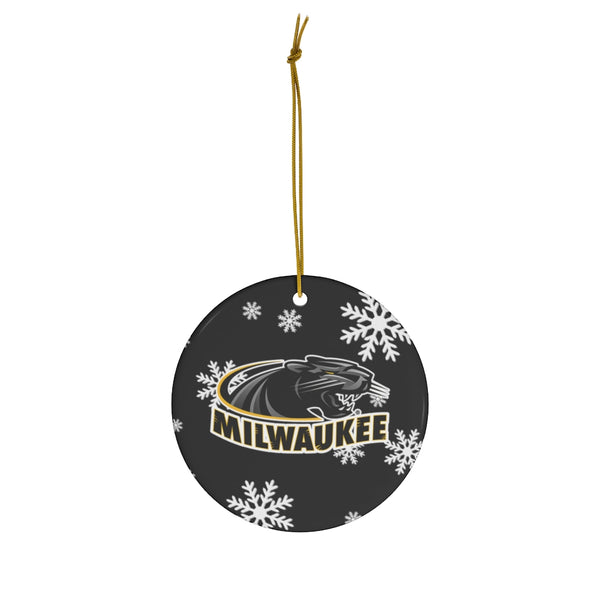 UW Milwaukee Ceramic Ornaments