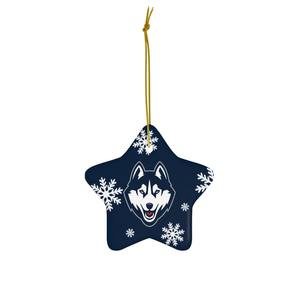 UConn Ceramic Ornaments