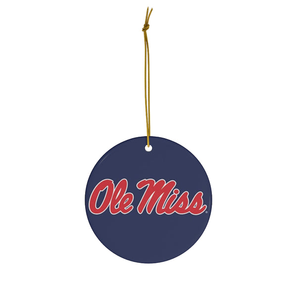 Ole Miss Ceramic Ornaments