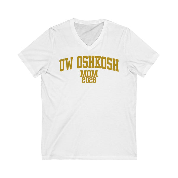 UW Oshkosh 2026 MOM V-Neck Tee