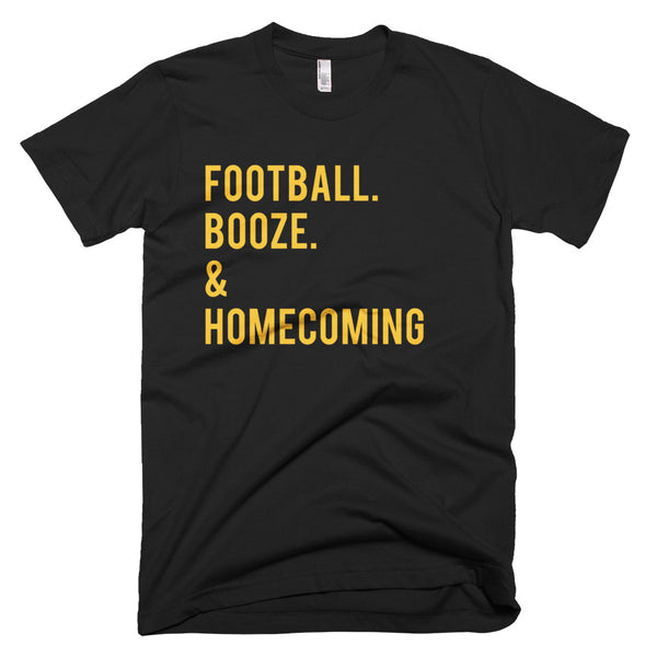 Mizzou Football. Booze. & Homecoming T-Shirt