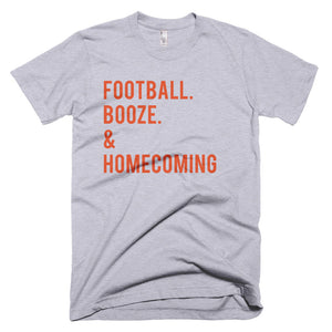 Football. Booze. & Homecoming T-Shirt